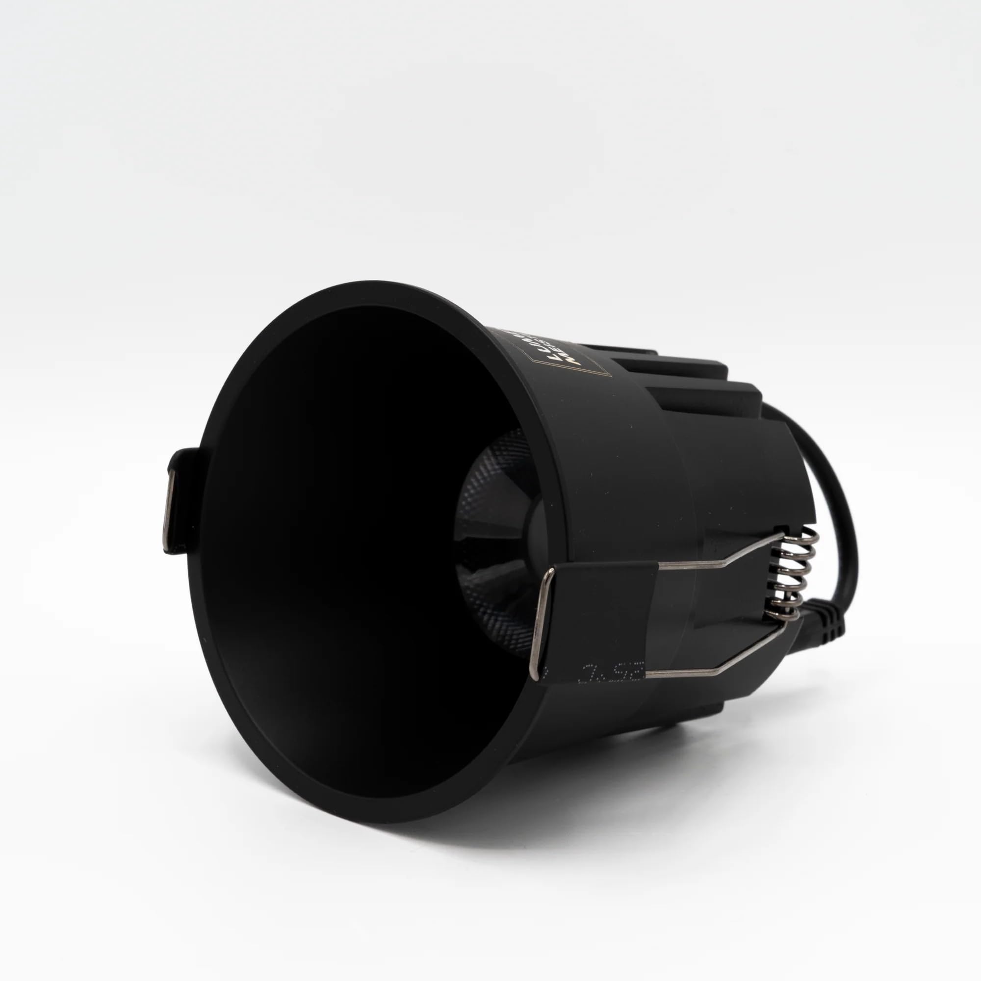 EDGE Premium LED Einbaustrahler Tunable White, Smart DALI 2 DT8 Profi Einbauspot Schwarz HCL Human Centric Lighting, 12W, 2700-6500K, hochwertiges Design, dimmbar, Warmweiß bis Tageslicht