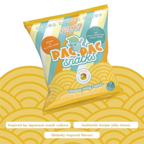 Mango Konjac Chews snack vegano bajo en calorías miniatura 6