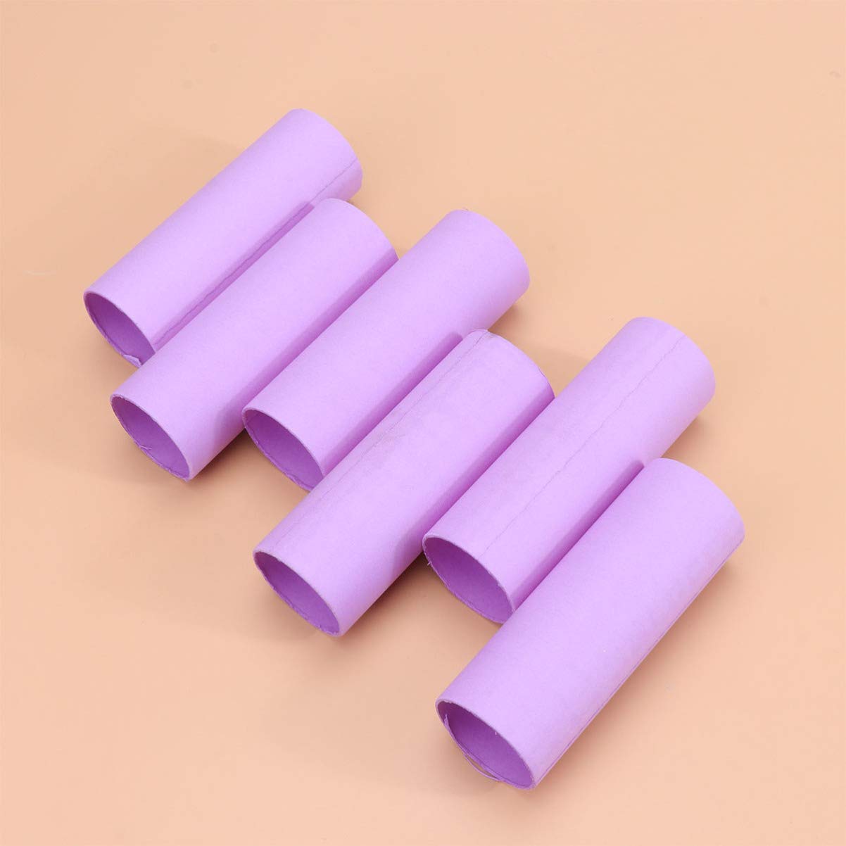 Healifty 20pcs Craft Rolls Round Cardboard Tubes Kraft Paper Tubes Empty Toilet Paper Rolls for DIY Arts and Crafts Projects (Mixed Color) - Image 4