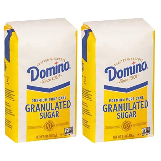 DOMINO GRANULATED PURE CANE WHITE SUGAR 4 LB BAG (2-Pack)