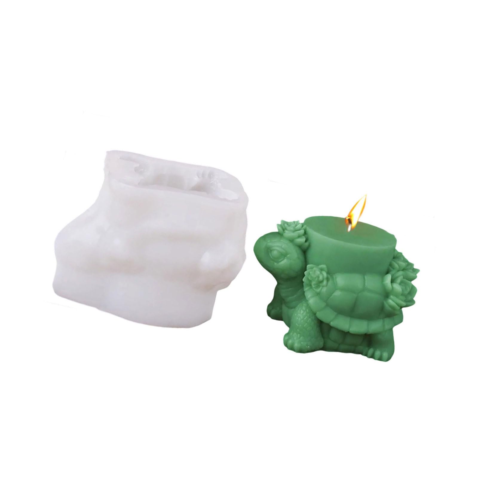 Kalttoy Tortoise Shape Silicone Molds for Soap Home Decoration Epoxy Resin Silicone Molds for Gypsum Decoration Tortoise Mold
