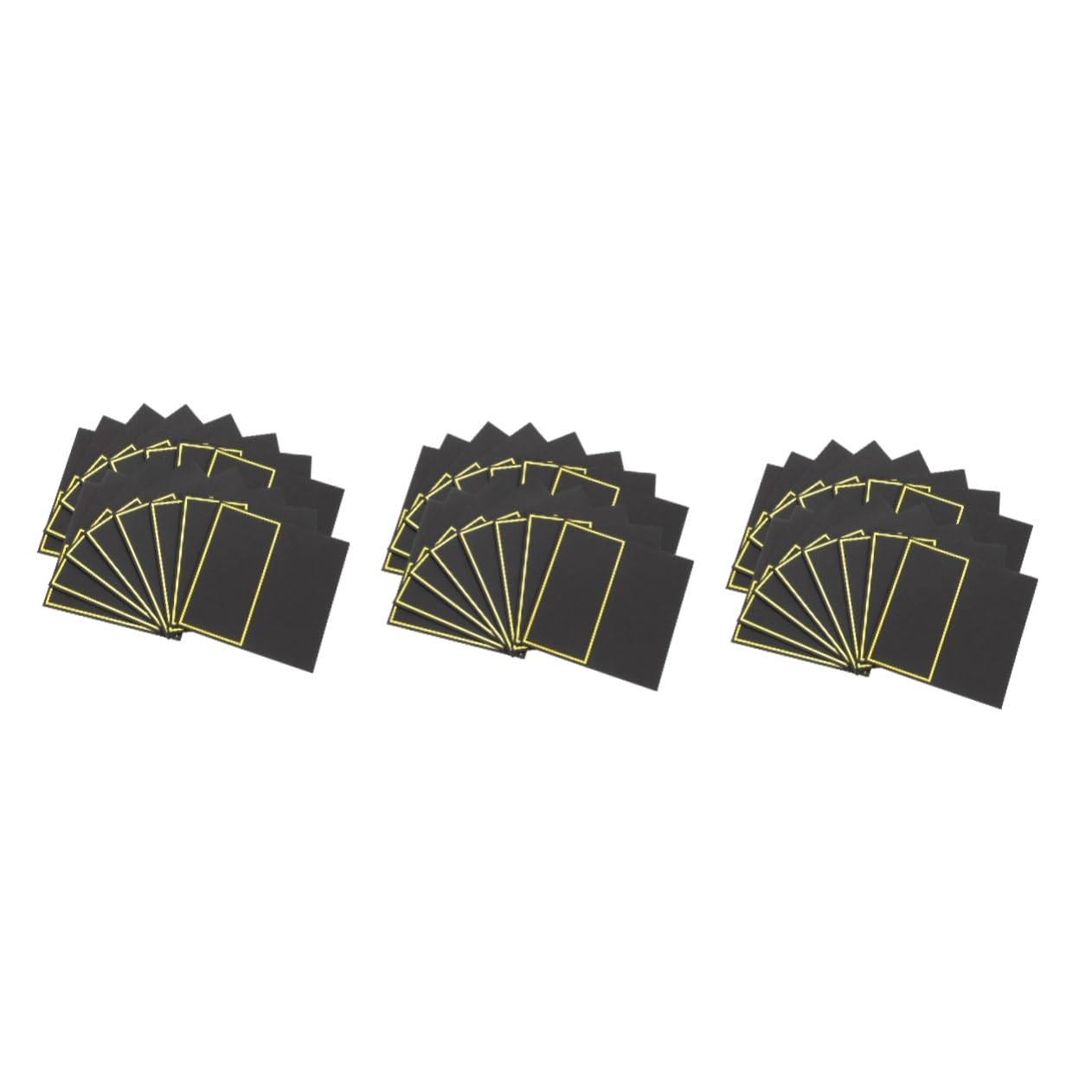 NUOBESTY 3 Sets Tischplatzhalter Blankokarten Hochzeitsschildhalter Dekorative Tischkarten Restaurant Bankett Hochzeitsfeier 50 Stück * 3