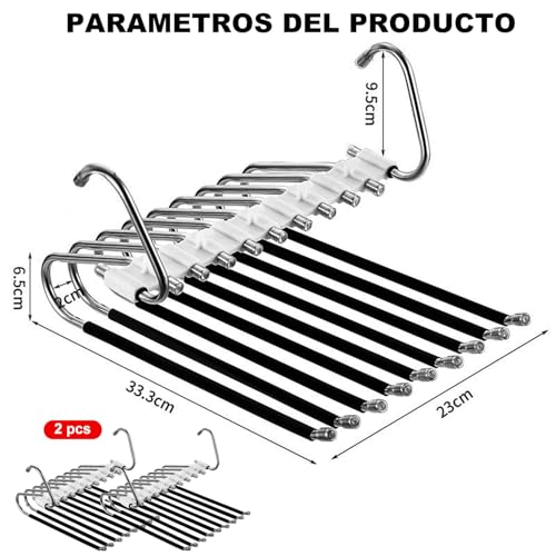 La mejor selección de Perchas para pantalones los mejores 10. 26 Perchas para pantalones marca ZHIXINGT (2)