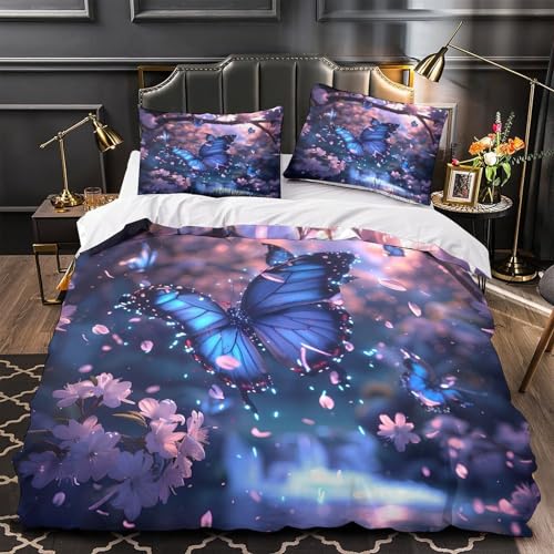 Housse de couette hypoallergénique Chien Noir 3D avec fermeture éclair
