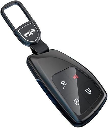 ontto Funda para llavero de 56 botones para Buick Envision Avenir 2021 2022, cubierta frontal transparente de metal, compatible con Chevrolet