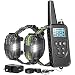 F-color Dog Training Collar, 865 Yards Safe Static Shock Collar for Dogs with Remote for Large Medium Small Dogs, Light Beep Vibration Shock 4 Modes, Waterproof and Rechargeable Dog Shock Collar
