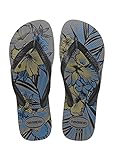Cómodo Havaianas Aloha Chanclas Hombre, Grey Steel, 41/42 EU