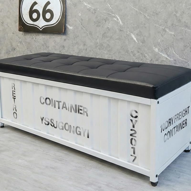 黒い収納ベンチ ボタン留めデザイン 綾野製作所 ゼノノワール 幅90cm サイドボード ガラス扉 引出し