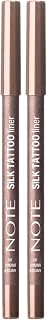 Note Cosmetics Silk Tattoo Liner Suya Dayanıklı İpeksi Jel Göz Kalemi - 03 Antique Bronze (2 paketi)