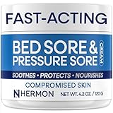 Hermon Bed Sore & Pressure Sore Fast Healing Cream – Skin Care Cream for Compromised Skin, Helps Support Healing of Bed Sores, Pressure Sores, Chafing, Minor Burns & Sunburn – 4.2 oz