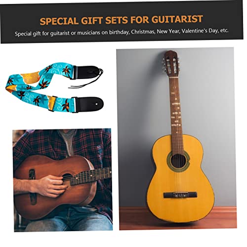 Toyvian Acoustic Guitar Strap Ukulele Belt Unique Guitar Straps Belt Buckle Cloth Ukulele Bass Electric No Punching Leather Student - Image 2