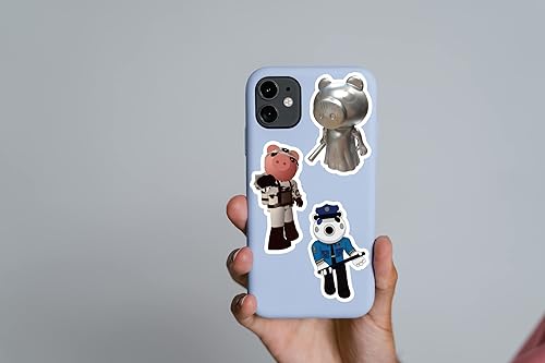 Miniatura 9 de 50 calcomanías de cerdito geniales para videojuegos, calcomanías de vinilo impermeables para niños, adolescentes de 2 a 4 pulgadas, cerdito 50