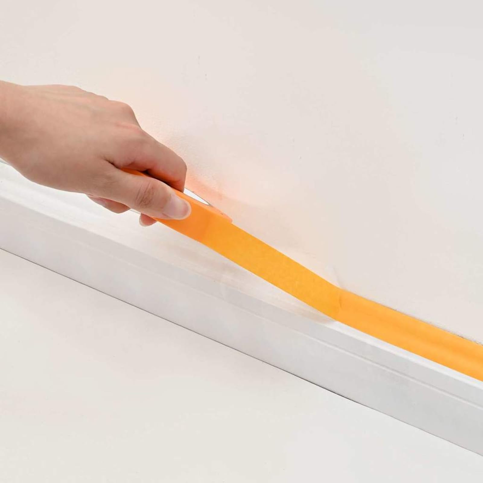 Nastri Adesivi per Pittori, Carta Mascheratura Resistente, 12 Pezzi Giallo 30mm x 50m for Uso Interno ed Esterno
