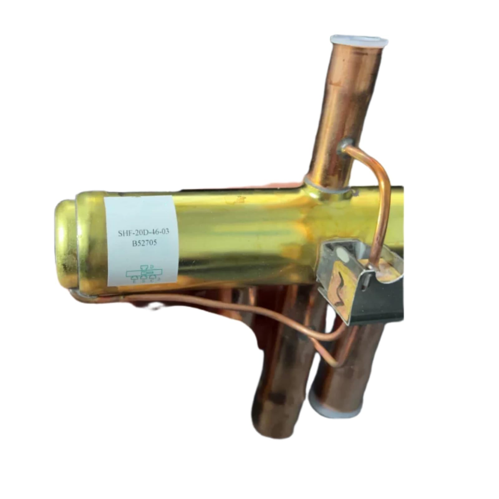 AFUWICFZO Four-way Reversing Valve SHF-20D-46-03 Without Coil 12 * 19mm Air Conditioner Four-way Valve