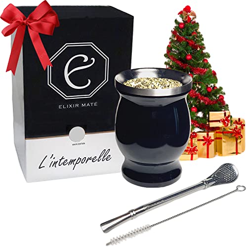 Calabaza de Yerba Mate Elixir Maté™ de doble pared de acero inoxidable premium 2