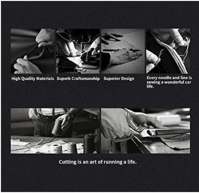 Image of CAPEDELL 7D Premium Car Floor Mat Compatible with Mahindra 7XO ||Luxury Leather Double Layered Mat||Set of 4pcs||Waterproof and Washable||Colour:-Beige with Golden