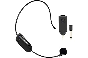 ZOWEETEK Wireless Microphone Headset(Optimized for Fitness Instructors)