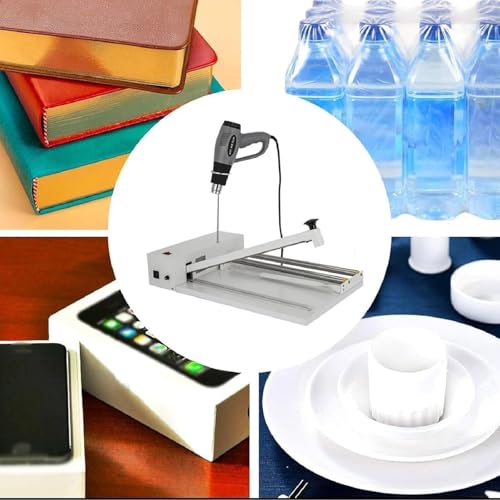 Maszyna do zgrzewania na gorąco z pistoletem termicznym 1500 W, maszyna do zgrzewania i cięcia folii 1-2s, regulowana 300-520°C opakowanie termokurczliwe