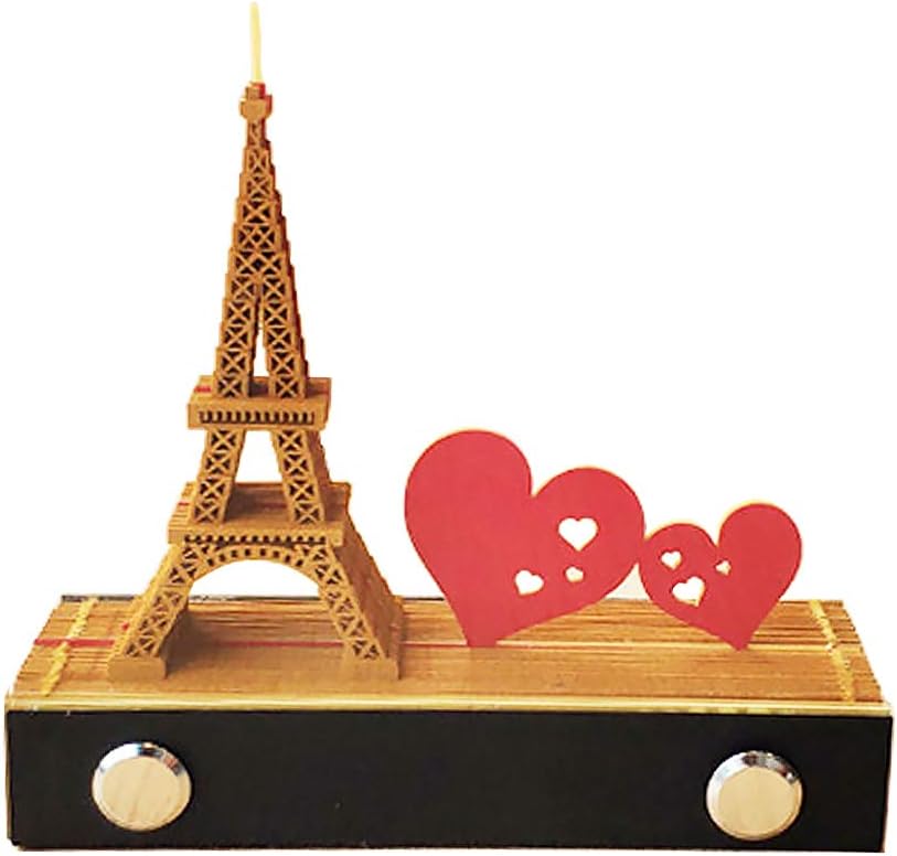 Aukuzi Art Block Memo Pads 3D Stick Notes Convenience Stickers Papers Card Craft Japan's Creative DIY Post Notes Notepad 1Pc 120 Sheets (Eiffel Tower)