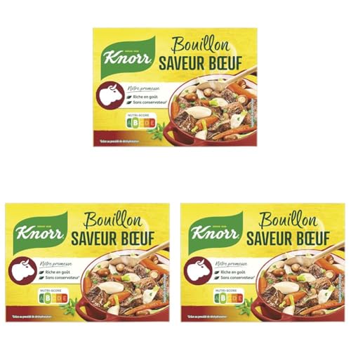 Knorr Bouillon Boeuf 15 Cubes (Lot de 3)