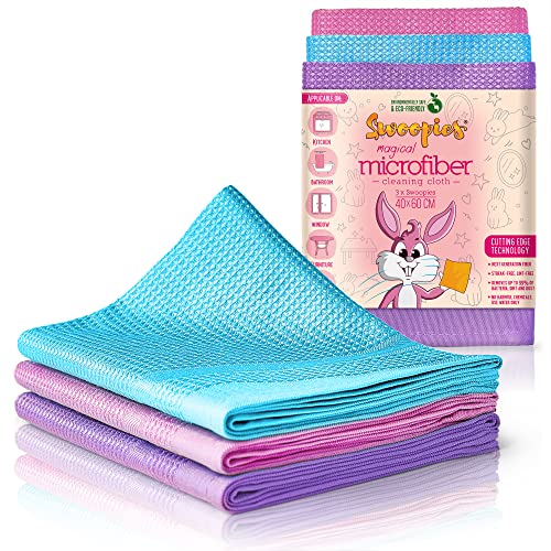 Mikrofasertuch Swoopies 3er Set Premium Reinigungstücher