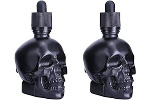 2 Pack 60ML / 2OZ Skull Dropper Bottle Set of 2 Skull...