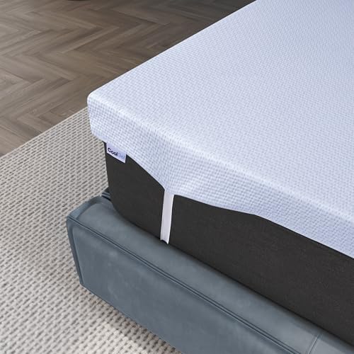 Image of COOL GEL Memory Foam Mattress Topper, Cool Gel Infused Memory Foam, Plush and Supportive, CertiPUR Certified (3-inch + Cool Gel Cover, Twin XL)