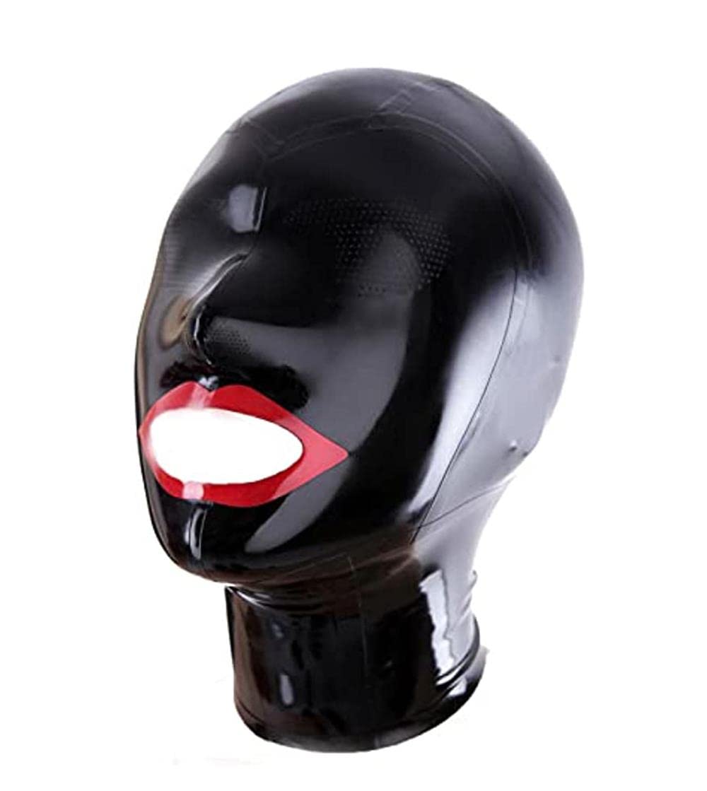 Maschera In Lattice Nero Per Testa Intera Con Cerniera, Spessore 0,4 Mm, Per Cosplay, Halloween E Party, Unisex