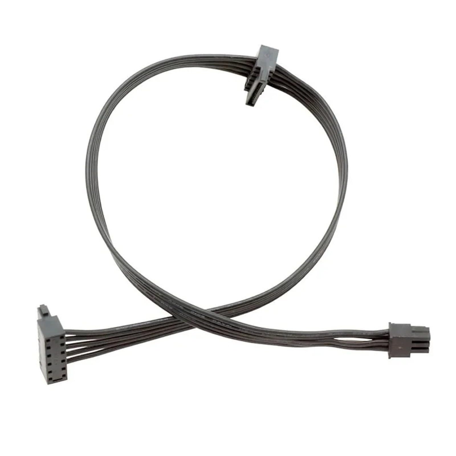 Generico Cavo di alimentazione mini da 6 pin a 2 SATA 15