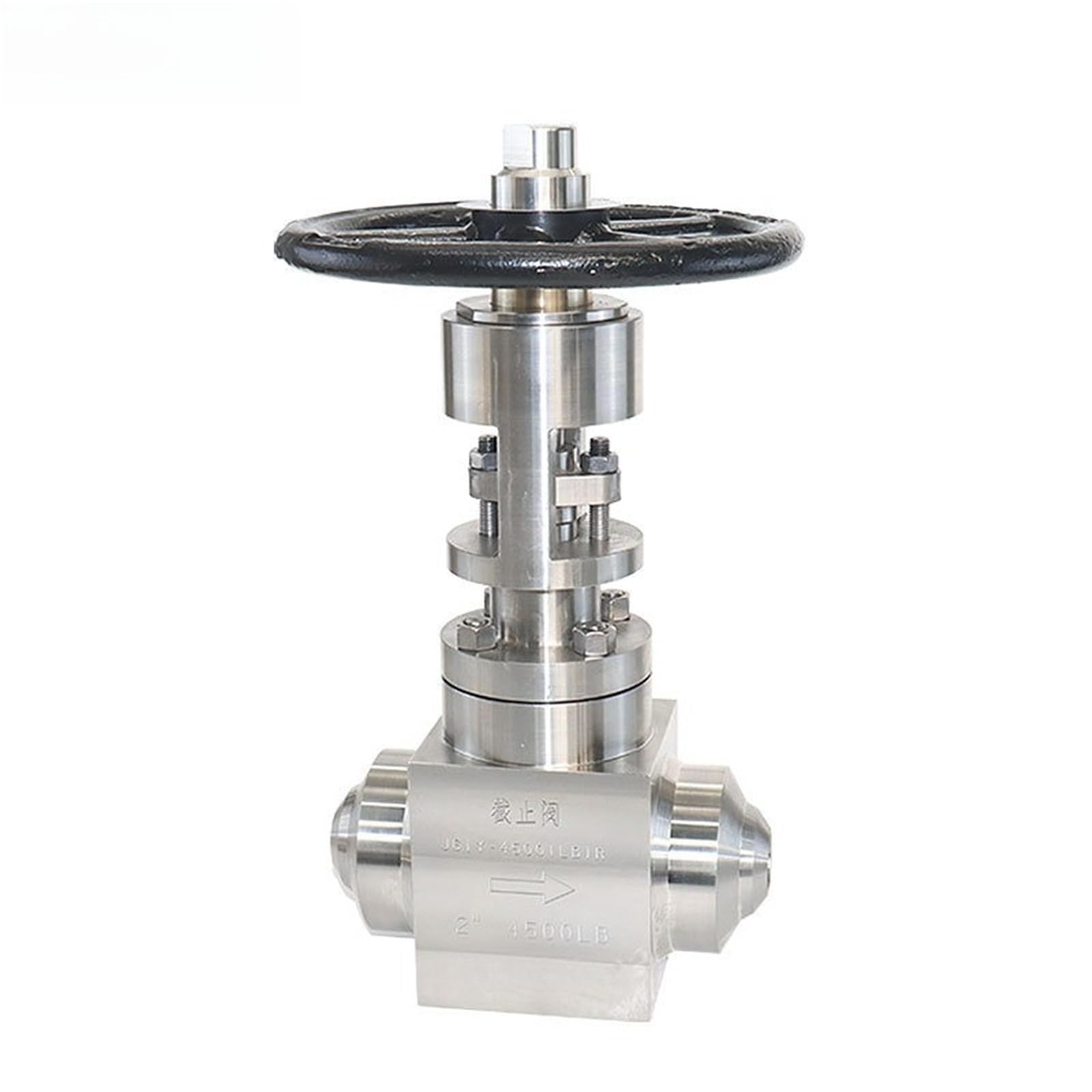 Belovek One Color High Pressure 4500Lb Globe Valve Stainless Steel 316 Forged Butt Welded Manual