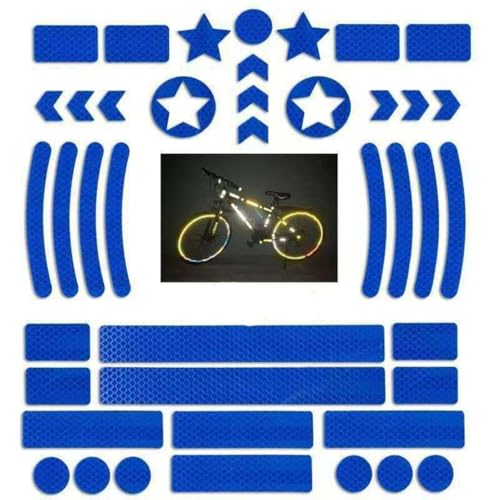 Reflektoren Aufkleber Sticker,Reflektor Sticker Fahrrad,reflektierAufkleber Reflektor Aufkleber Reflektorband zur Sicherungsmarkierung von Kinderwagen ,Fahrrad Helmen mit Stickern, hochreflektierend