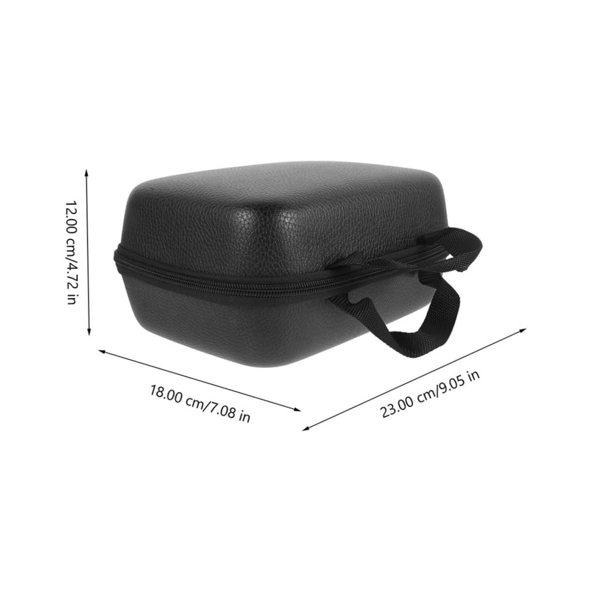YARNOW Borsa Urti 2 Resistente Eva per in da Pesca e Pezzi Mulinello Protettiva Agli Antigraffio Custodia Nera per Mulinelli e Canne da Pesca in Mare