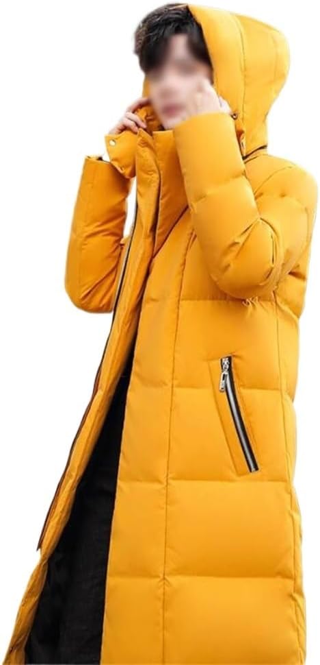 Down Jacket Men Long Money Extra Thick Winter Over The Knee Super Warm Coat