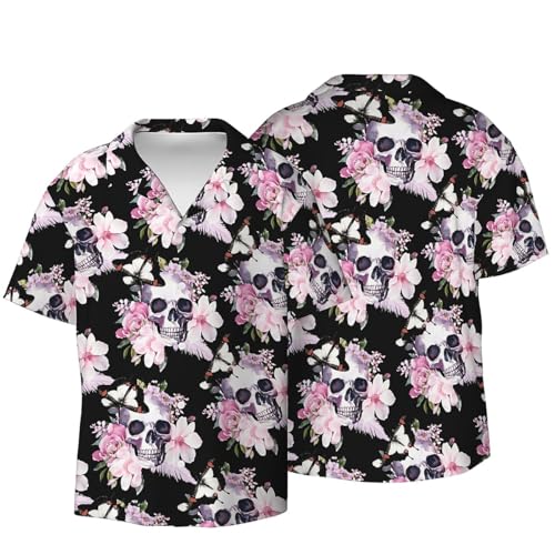 Mens Funny Hawaiian Shirts Summer 3D Graphic Button Down Short Sleeve Tropical Holiday Beach Aloha Shirt2