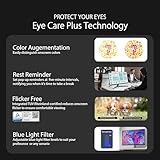 ASUS VU249CFE Eye Care Gaming Monitor – 24", FHD (1920x1080) 100 Hz, IPS, Adaptive-Sync, USB Type-C port with 15-watt Power Delivery, DisplayWidget Center, EyeCare Plus technology, Black Colour - Image 5