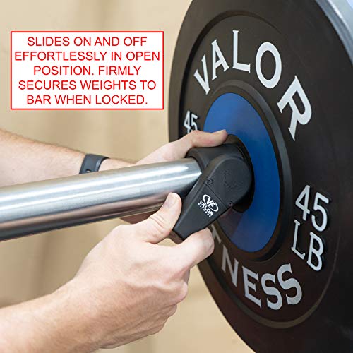 Valor Fitness MB-MC Muscle Clamps for Olympic Barbells