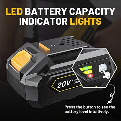 Seekone 20V Max* Battery, 4000Mah Cordless Heat Gun #TOP4