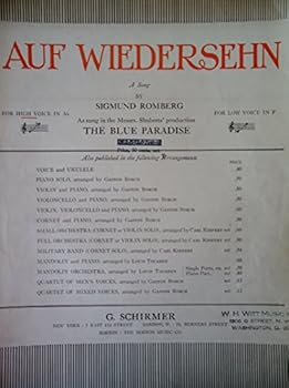 Auf Wiedersehn For High Vocal in Ab