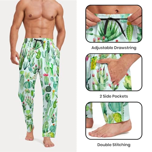 Hello Gorgeous Men's Pajama Pants Lightweight Soft Sleep Lounge Pants Elastic Waist Drawstring Bottom Pant Sleepwear for Men4