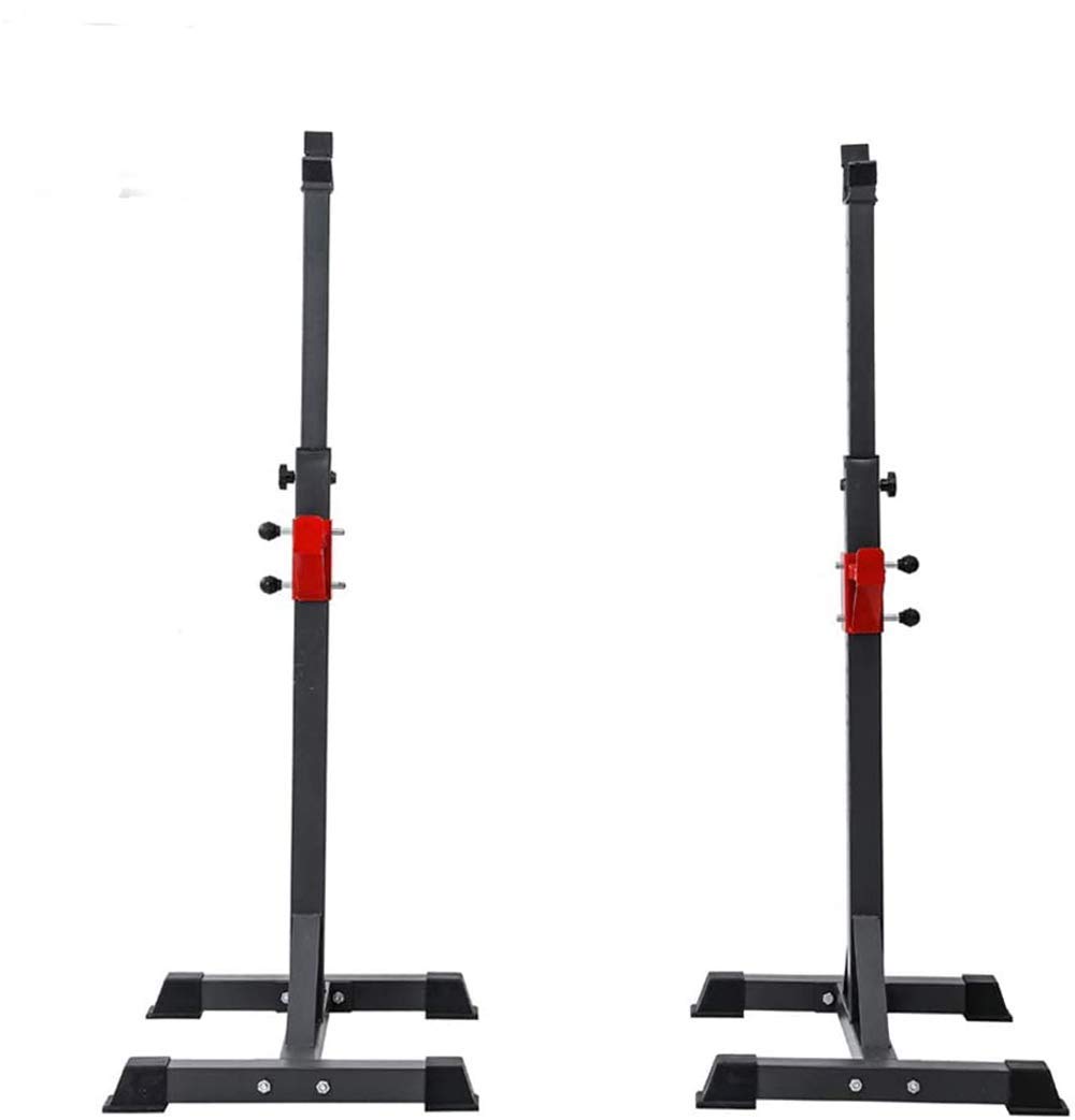 Fancyart Hauteur Rack Adjustable multifunction rack Height Squat Rack Weight lifting Strength Training Support for hard sport gym, home