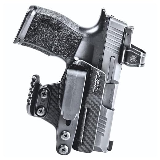 Rounded Trigger Guard Holster Fits: Glock 19 19X 23 32 45 (G1-5) Holster - Ambi - Carbon Fiber Black Kydex - Concealment Express - American Made