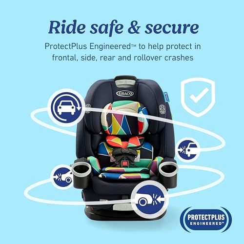 Graco 4Ever DLX 4-in-1 Convertible Car Seat, Geo Pop - image 5