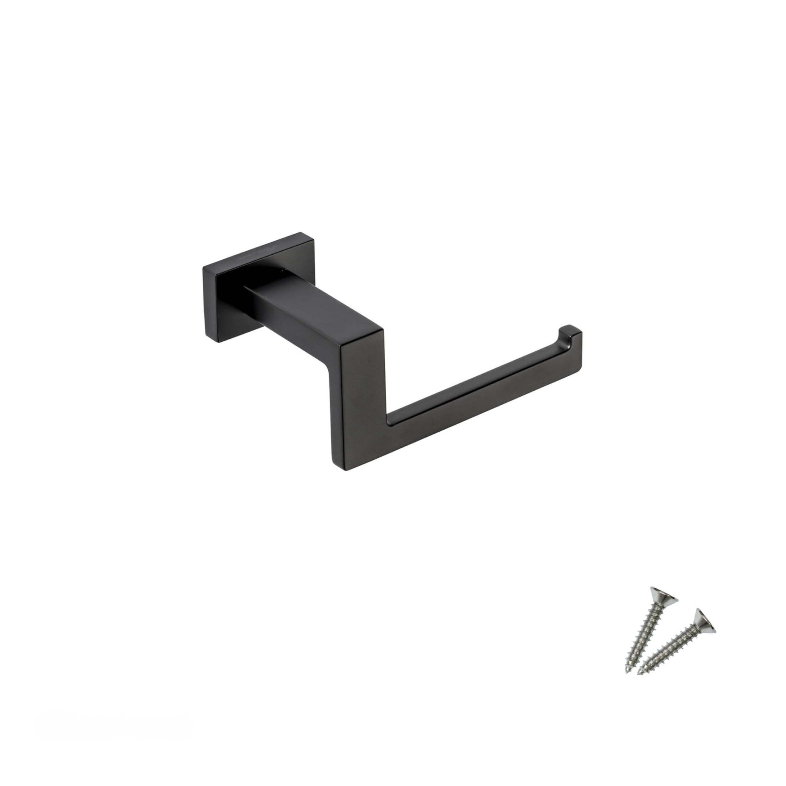 141S1-B Toilettenpapierhalter Schwarz Matt – Design Klorollenhalter aus Zink, eleganter WC Rollenhalter in Luxus-Qualität für Moderne Badezimmer | Design Klorollenhalter Aus Zink, Eleganter Wc Rollenhalter, Schwarz Matt, Für Bad Und Gäste Toilette, 141s1
