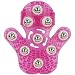 Produktbild landsell Massagegerät Ball Palm Massagegerät Handschuh Metall Rolling Ball Massage Body Hand Massagegerät Beauty Massagegerät Glove  Deep Pink