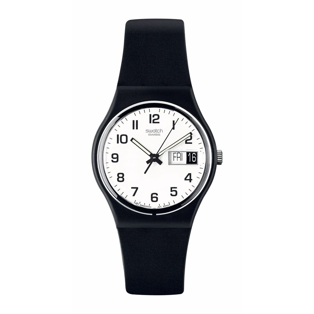 Swatch 時計 Classic - Once Again ブラック Amazon | [スウォッチ] 腕時計 ONCE AGAIN GB743-S26 メンズ