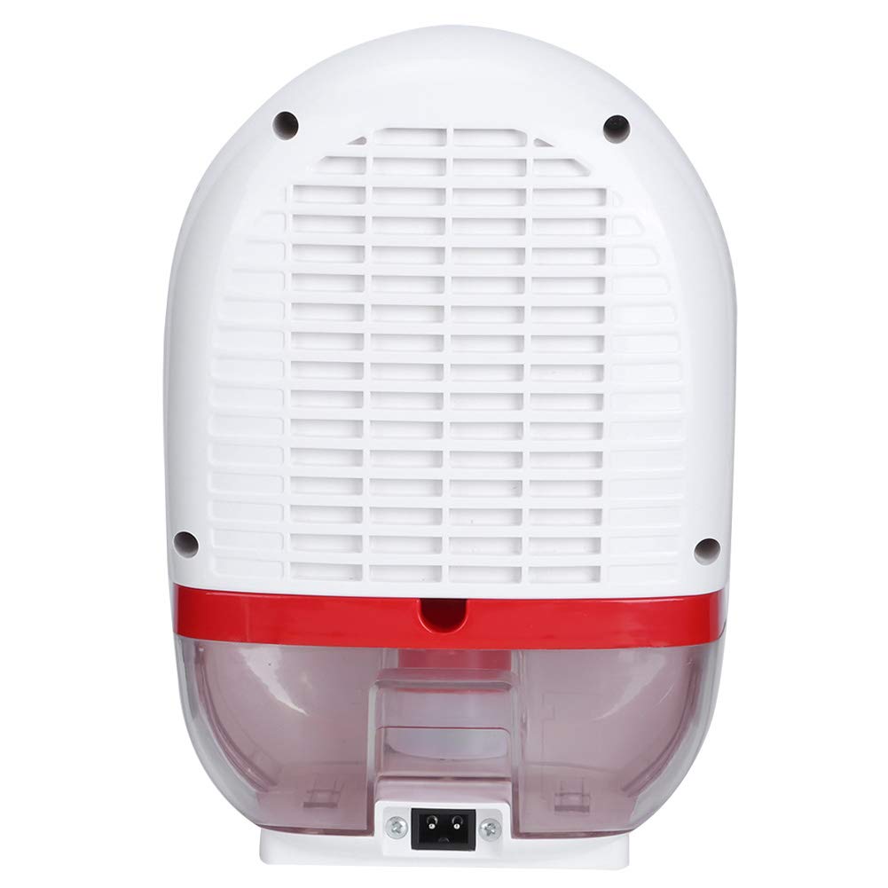 Fdit Deumidificatore Mini Compatto per Camera da Letto, Silenzioso con Serbatoio 500ml per Asciugatura Vestiti in Casa, Rosso (Spina europea)