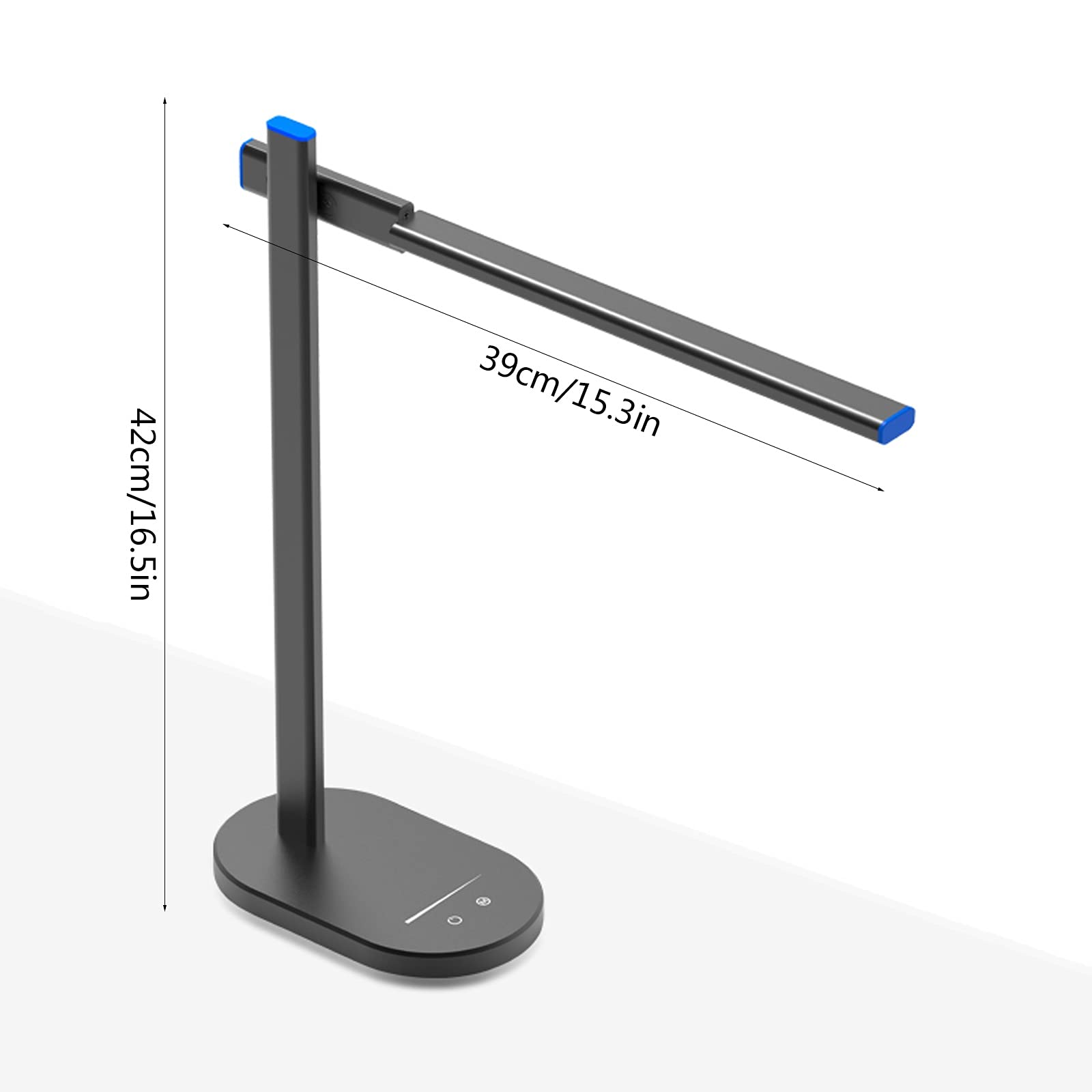 lampe de bureau Lampe de bureau DIMMABLE 12W LED Protection des yeux Lampe de bureau avec port USB et mémoire de mémoire Lampe de bureau haute intensité, 3 modes de couleur 7 Niveau de luminosité lamp