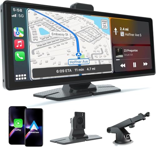 Image of Cason Upgraded Carplay /Car Android System Touch Screen 10-Inch Android Car Stereo Infotainment System IPS LED Display Screen with Voice Control,BT for All Vehicles