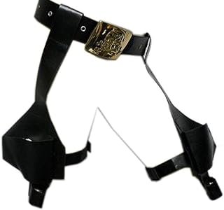 Sexy Lara Raider Skull and Bones Belt Buckle Holster Black (Small)