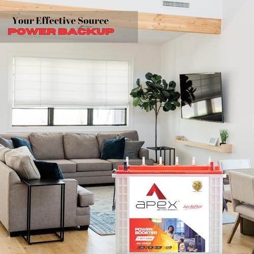 Image of APEX Battery ABTT 23000 225Ah, Recyclable Tall Tubular Inverter Battery for Home, Office & Shops | Best Inverter Battery | APEXBATT- Recyclable Battery